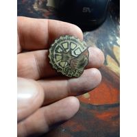 Знак организации большевиков против церкви Союз воинствующих безбожников (большой) 1930-е рарик