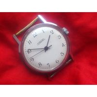 Часы РАКЕТА 2609 БАЛТИКА на 21 камень из СССР 1970-х, НЕЧАСТЫЕ, в ДОСТОЙНОМ СОСТОЯНИИ, на ШИРОКИЙ РЕМЕНЬ