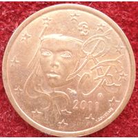 332:  5 евроцентов 2011 Франция