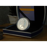 Тираж 750!!! "Белая синица" серии "Птица года", 10 рублей, 2022 год