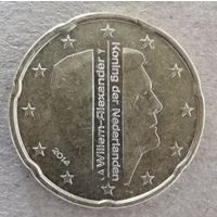 Нидерланды 20 евроцентов 2014 год, KM# 348