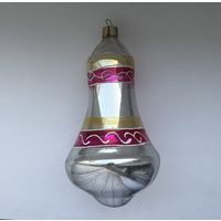 Елочная игрушка большой колокольчик СССР К.20