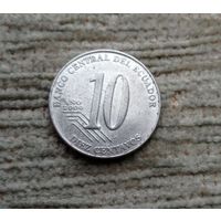 Werty71 Эквадор 10 сентаво 2000
