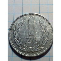 1 злотый Польша 1977 год