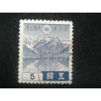 Япония, 1939. Озеро Тайсё и горы