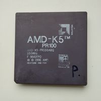 Керамический Ретро процессор AMD-K5-PR100ABQ.