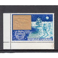Космос. Аполлон 11. Габон. 1979. 1 марка. Michel N 709 (11.0 е)