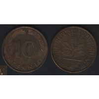 Германия km108 (ФРГ) 10 пфенниг 1992 год (J) (_3