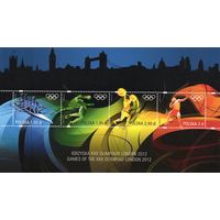 Польша 2012. Олимпиада Лондон 2012. Mi 4574-77. Блок 209