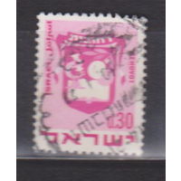 Гербы городов Израиль 1970 год лот 12