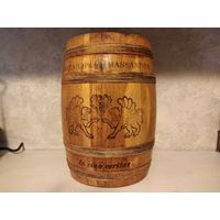 Боченок дубовый, Крым, Массандра, из-под вина. 70-80х г. СССР, 21х16см.