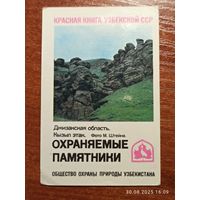 Календарик Кызыл Этак 1986 Штейн
