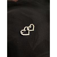 Брошь Сердечки