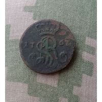 Распродажа. Грош 1767г. Старт с 1 рубля.