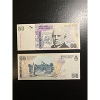 Аргентина 50 песо образца 2003-2015 года UNC p356