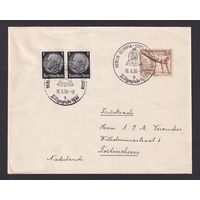 23. Конверт (2). Германия. Третий Рейх. XI Летние Олимпийские Игры 1936 г. Клапан открыт.