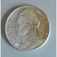 5 центов 1995 США МД Денвер Брак покрытия