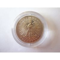 Франкфурт. Талер "Немецкий стрелковый фестиваль" . 1862 г. Оригинал.