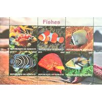 Джибути 2015. Коралловые рыбы. Малый лист