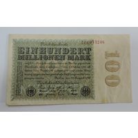 100 миллионов марок 1923 г. Германия