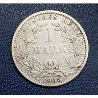 Германия 1 марка 1905г