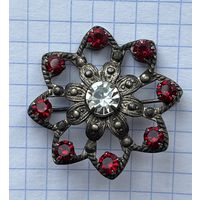 Брошь. Мельхиор. Клеймо.