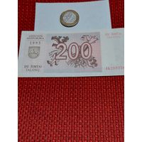 Литва 200 талонов 1993 г.