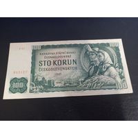 100 крон 1961 Чехословакия
