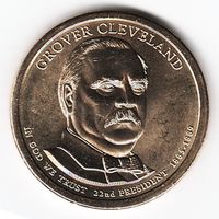 1 доллар США 2012 год 22-й Президент Гровер Кливленд двор Р _состояние UNC