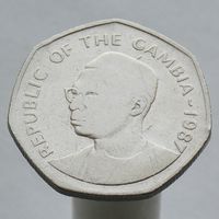 Гамбия 1 даласи 1987