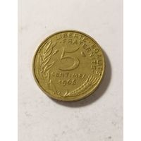 Франция 5 сантим 1966