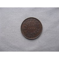 Саравак 1 цент  1929 год Чарльз Вайнер Брук Королевство Саравак (1831-1946)