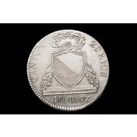 Талер (40 батценов) 1813 г. Цюрих (Швейцария), Ханс фон Рейнхард. Редкая, сохран!