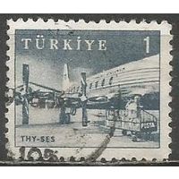 Турция. Самолёт "VICKERS 700". 1959г. Mi#1697.