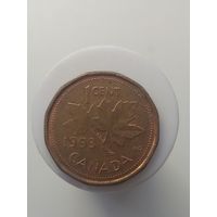 1 цент Канада 1993 год  лот 43