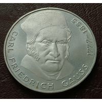 Германия 5 марок, 1977 200 лет со дня рождения Карла Фридриха Гаусса  ( 1-11-6 )