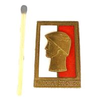 Польша. Знак Образцовый солдат периода 1973-1999 гг. в бронзе 22 / 31 мм