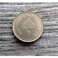 Werty71 Непал 1 рупия 2056 1999