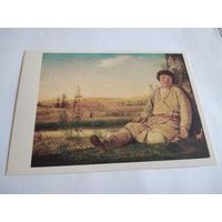 Открытка 1989г. А. Венецианов. Спящий пастушок.