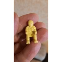 Фигурка человечка-маленького гонщика с картинга времен СССР