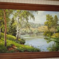 РЕПРОДУКЦИЯ В РАМКЕ.65х29см.   РАСПРОДАЖА КОЛЛЕКЦИИ.