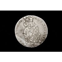 1 гульден 1793 г. Нидерланды, Виллем V. Кабинетная патина, пореже!