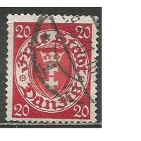 Германия(Данциг). Герб. 1924г. Mi#196.