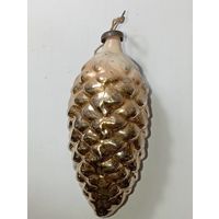 Ёлочная игрушка -  шишка , СССР. ,