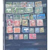 ФРГ - 1957- Годовой набор - 31(32) марок (отсутствует 1 марка)-большинство чистые+ гашеные в подарок