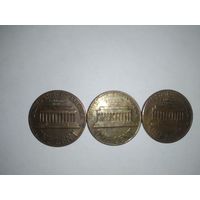 3 пенни Линкольна и 2 совка