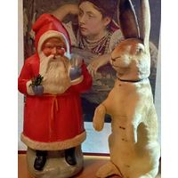 Кролик Рождественский ёлочная игрушка (сюрпризница )