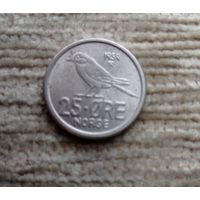 Werty71 Норвегия 25 эре 1959 Синица