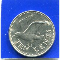 Барбадос 10 центов 1987
