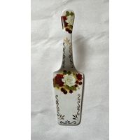 Лопатка для торта (фарфоровая с позолотой)  ДФЗ